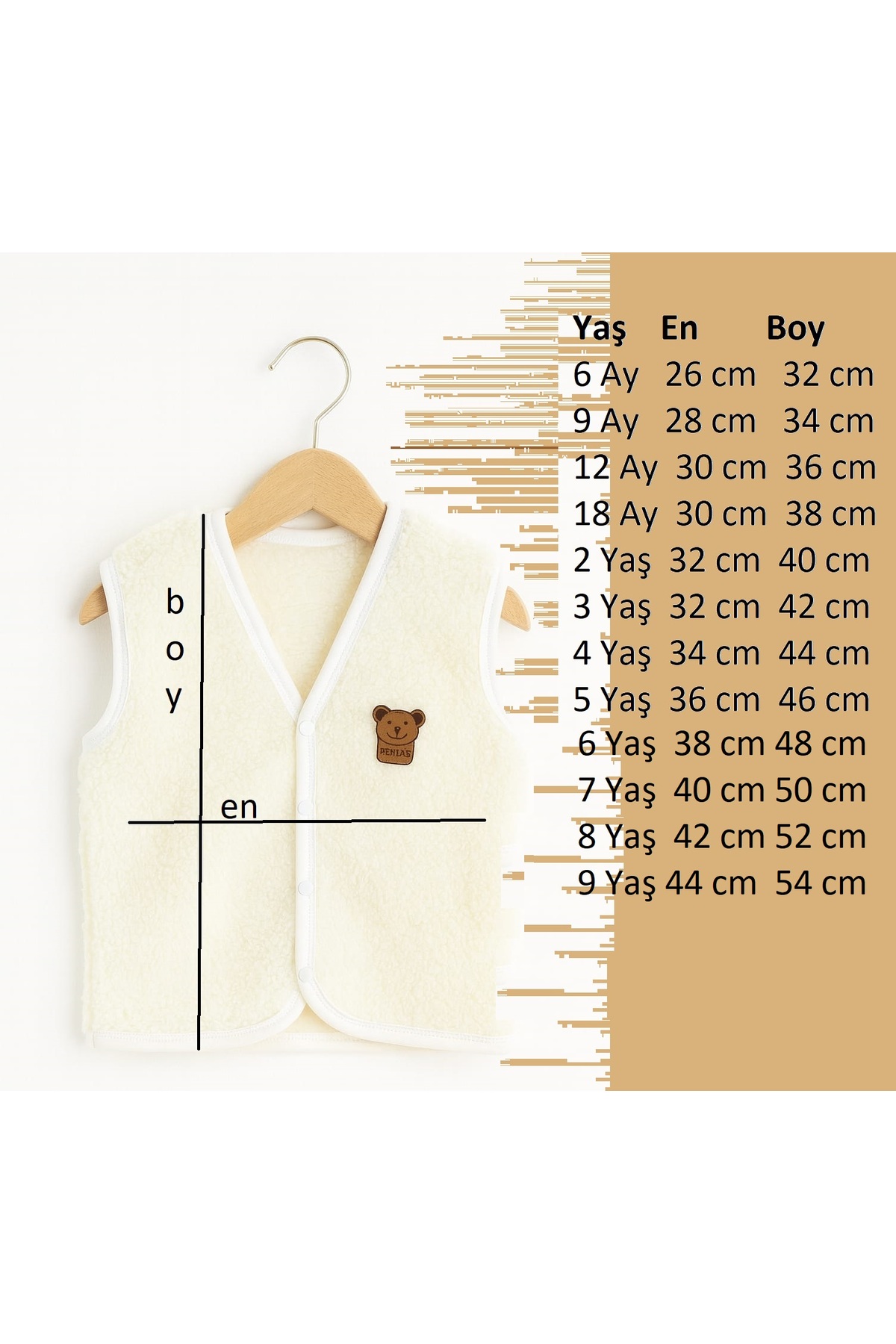 neocotton Welsoft Bebek Çocuk Çıtçıtlı Yelek fotoğrafı 4 (önizleme)