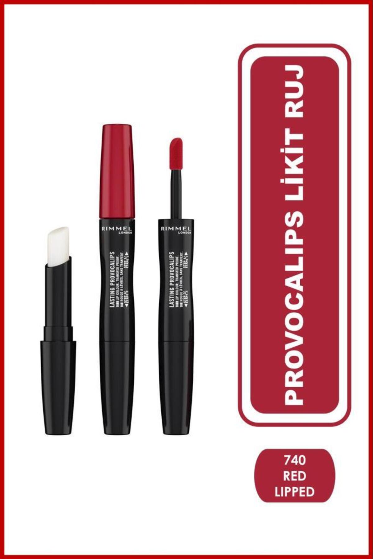 RIMMEL LONDON Provocalıps Lıkıt Ruj Caught Red Lıpped 740 — صورتی 99350208420-08