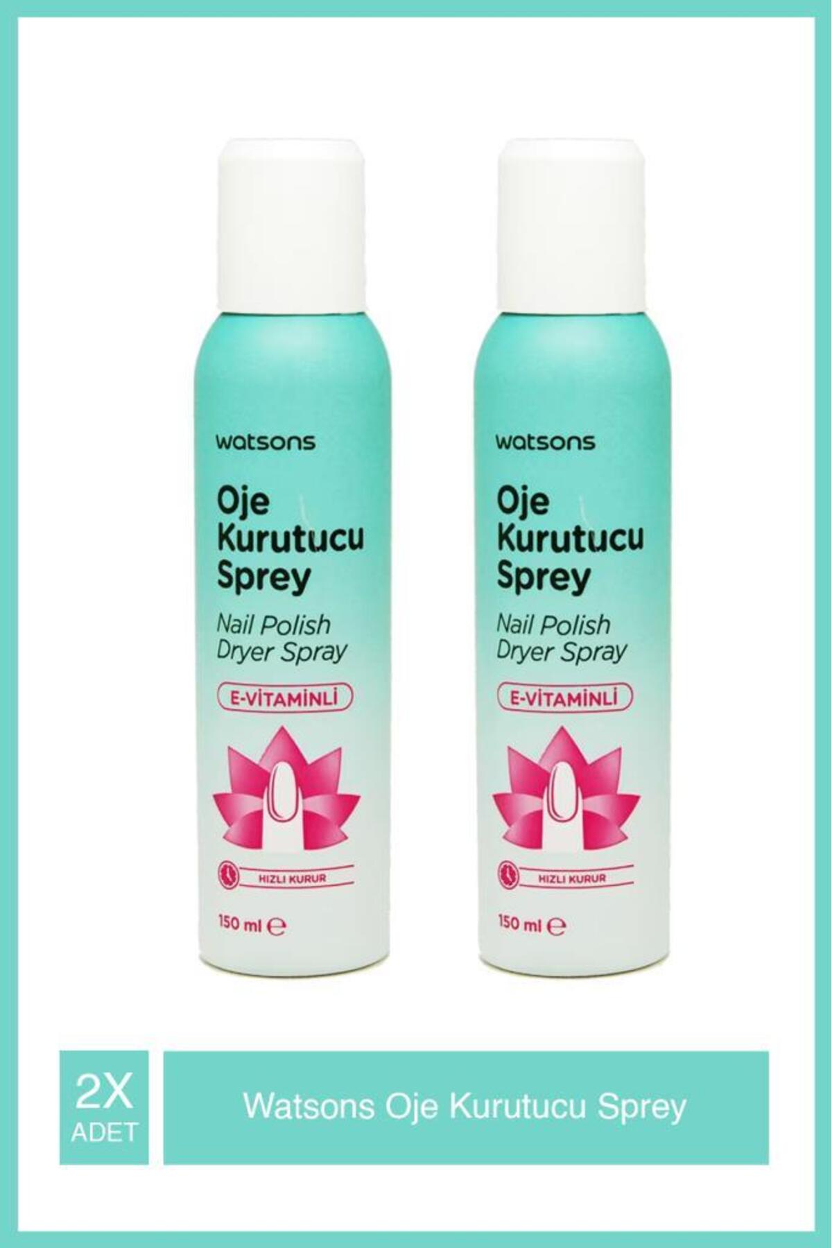 Watsons Oje Kurutucu Sprey 150 Ml X2 Adet — SETW060