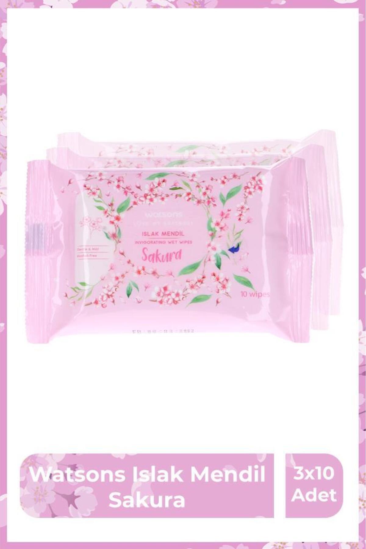 Watsons Islak Mendil Sakura 3X10 Adet fotoğrafı 2 (önizleme)