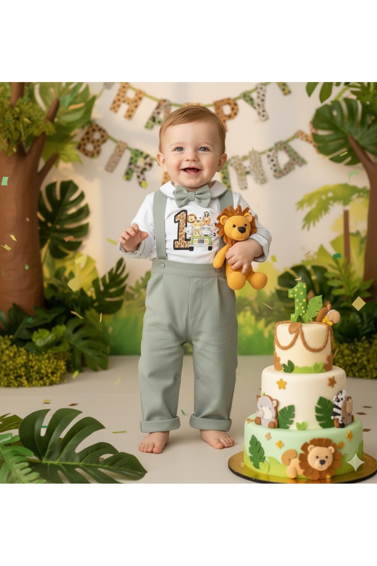 annerüyası SAFARİ BASKILI SALOPET TAKIM fotoğrafı 2 (önizleme)