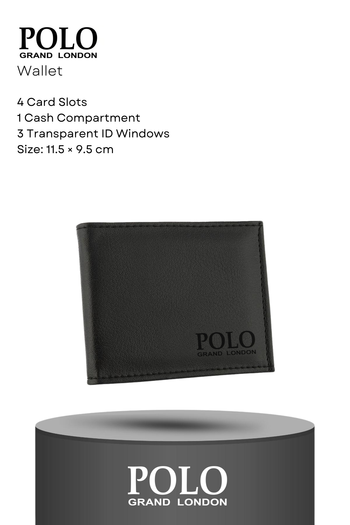 POLOGRAND London  Orijinal Erkek 3'lü Özel Hediye Kutulu Luxury Serisi Damat Hediyelik Kemer Cüzdan Ve Kartlık Seti - Görsel 4