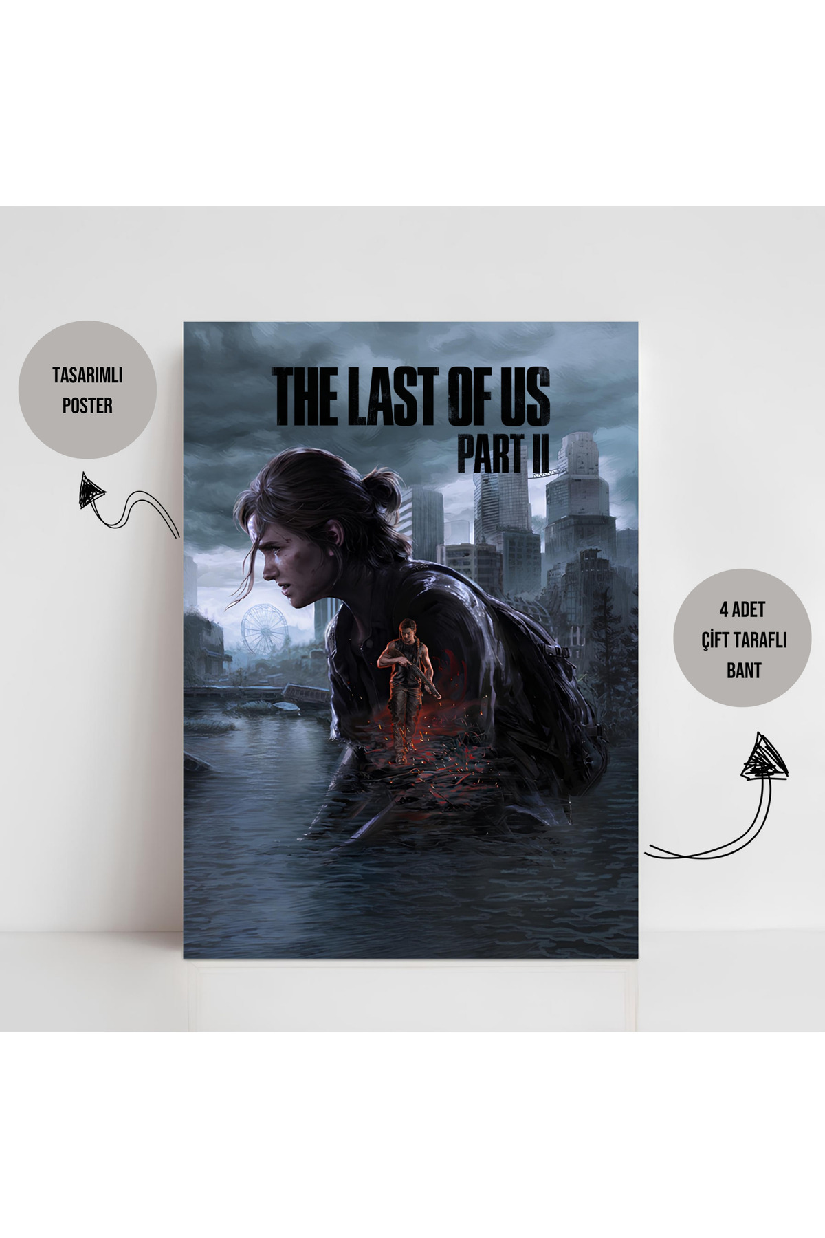 希少★THE LAST OF US PART II 販促用ポスター B2サイズG Orendart The Last Of Us part 2 Remastered Game Çerçevesiz oyun