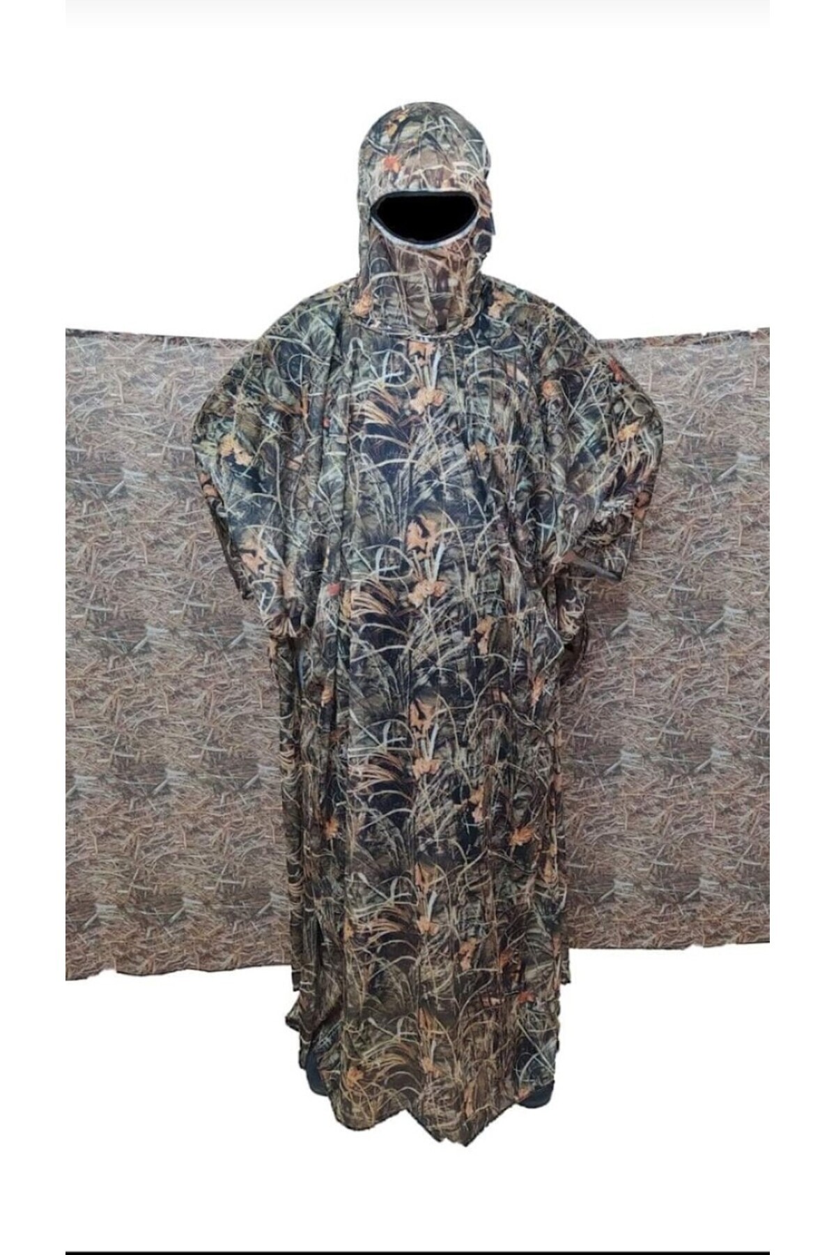 Genel Markalar Panço Gizlenme Filesi Koyu Saz Desen Kamuflaj Gizlenme Ağı