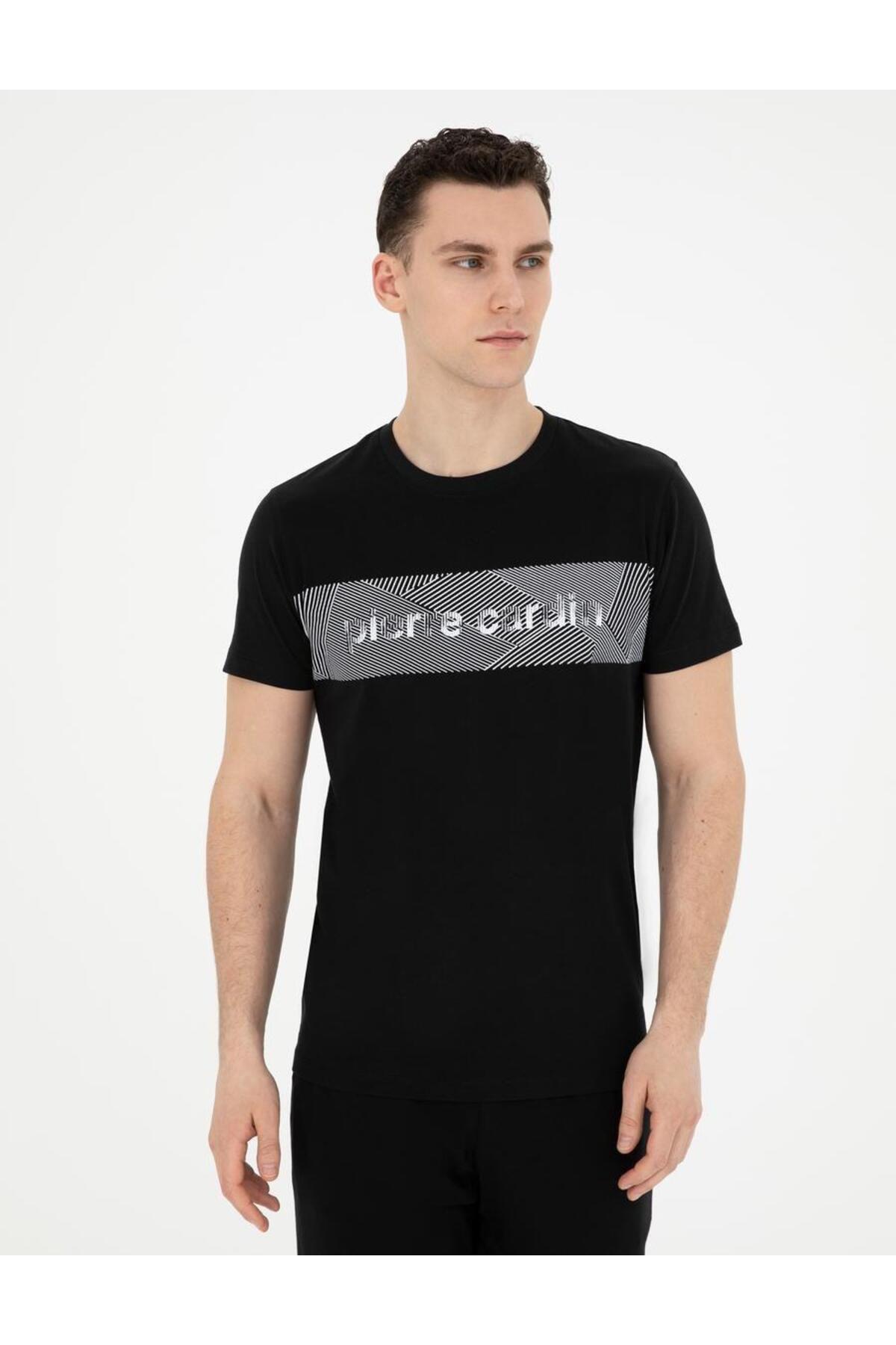 ست پیژامه و لباس خواب مردانه راسته فاق نرمال آستین کوتاه | پیر کاردین Pierre Cardin 7095 - تصویر 3