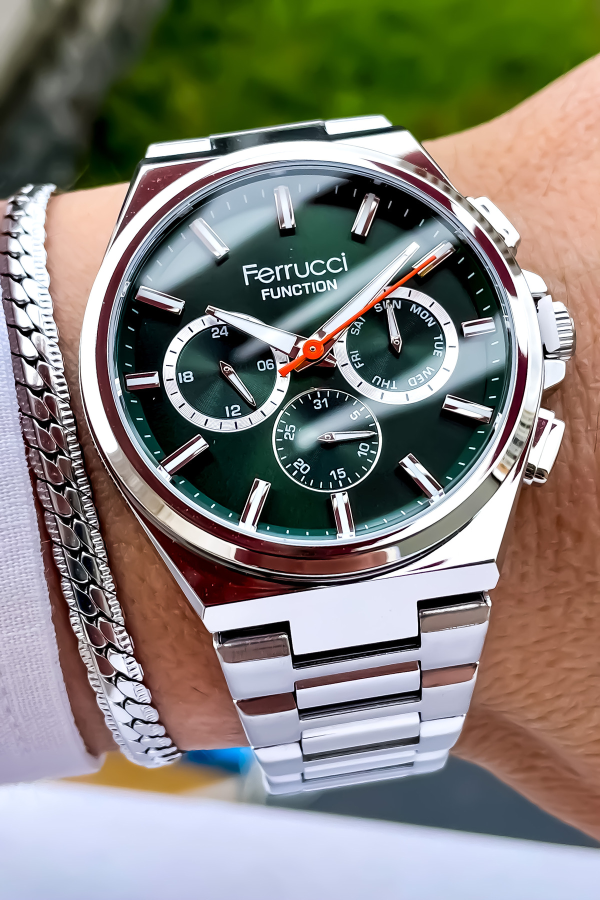 ساعت مردانه تمامکاره اکتیو، بنددار، با ضمانت دو ساله