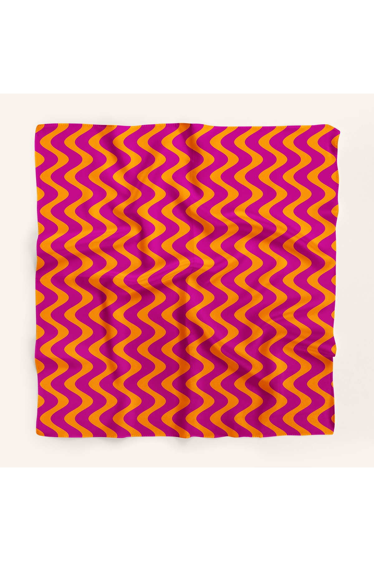 Fuchsia Orange Striped Patterned BandanaDg11504-01 70x70
