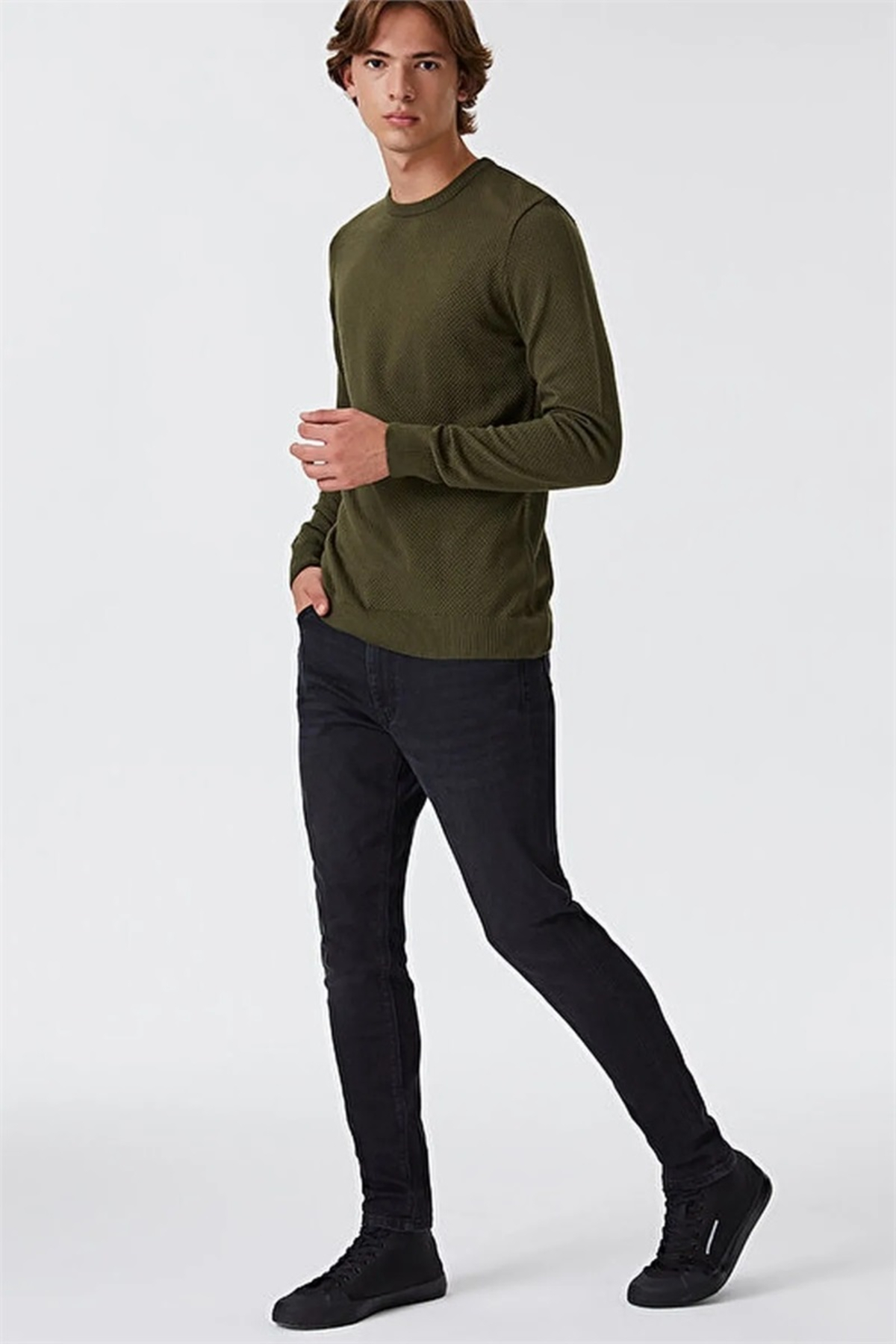 Loft Erkek Kazak LF2030179 — مشکی LF2030179_Q1.v1