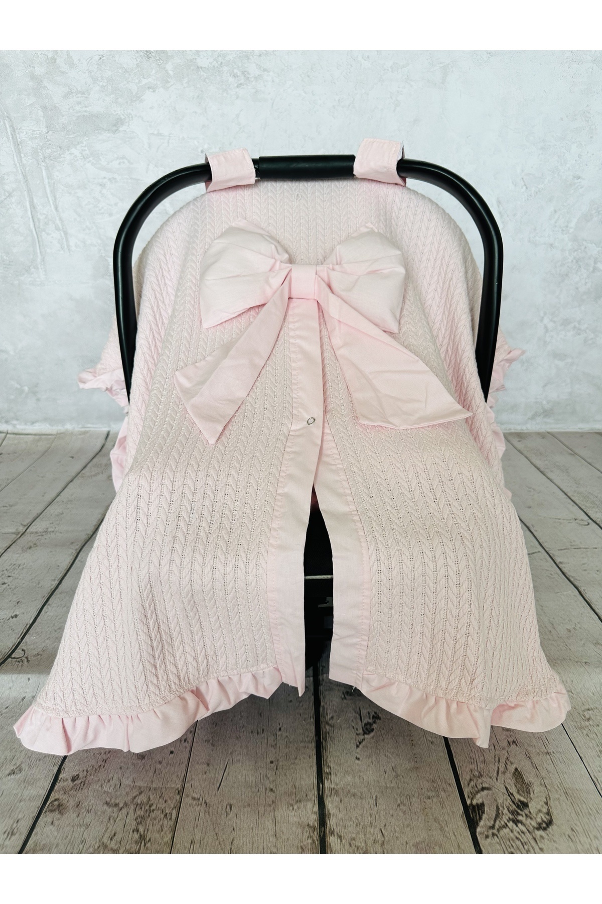 JUNİPERUS Fırfırlı 2'li Bebek Puset Örtüsü Puset Minderi Ortopedik Bel Destekli fotoğrafı 6 (önizleme)