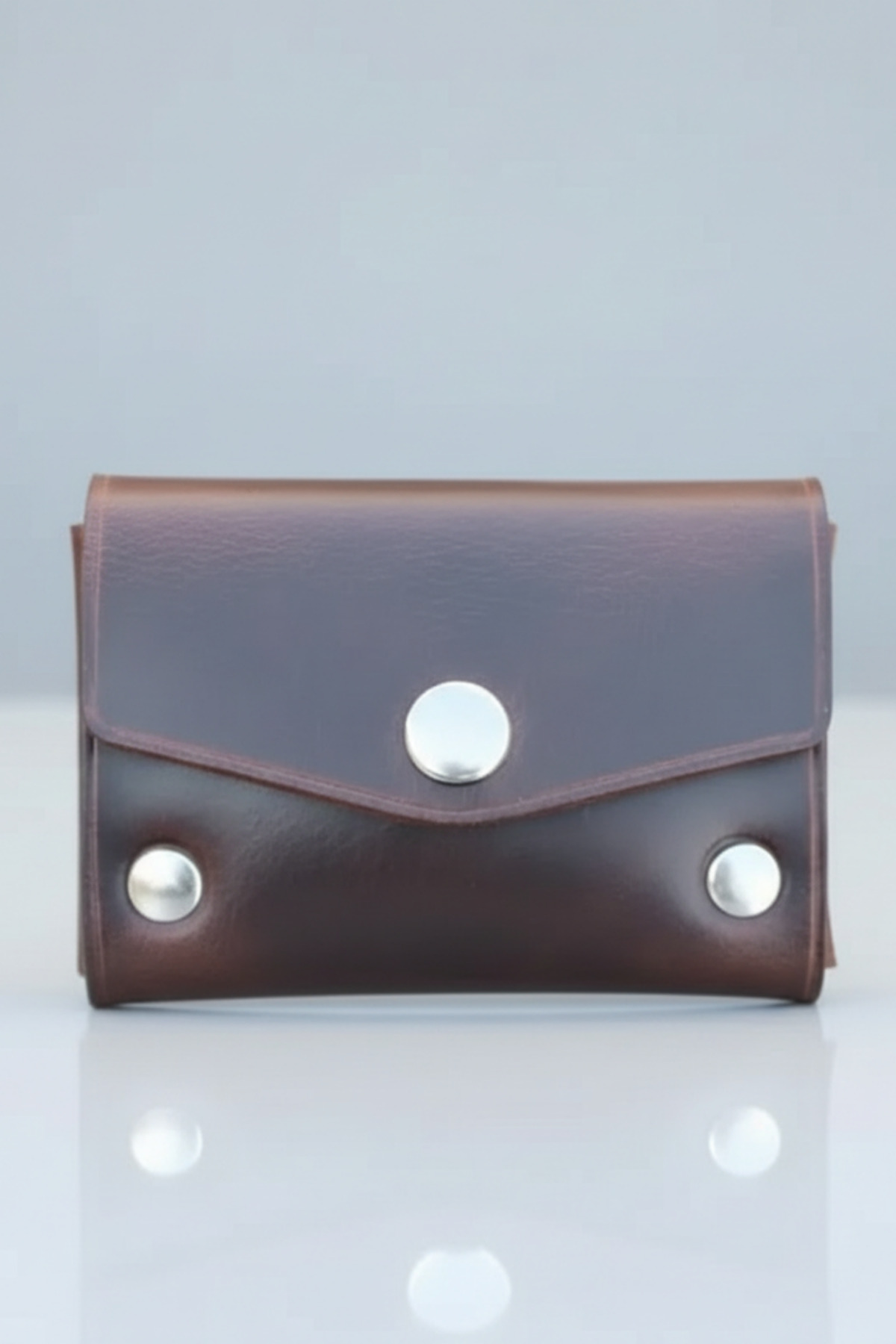 luvo  Gerçek Deri El Yapımı Hakiki Deri Kartlık Minimalist Premium Kadife Hakiki Deri Kompakt Kartlık - Görsel 4