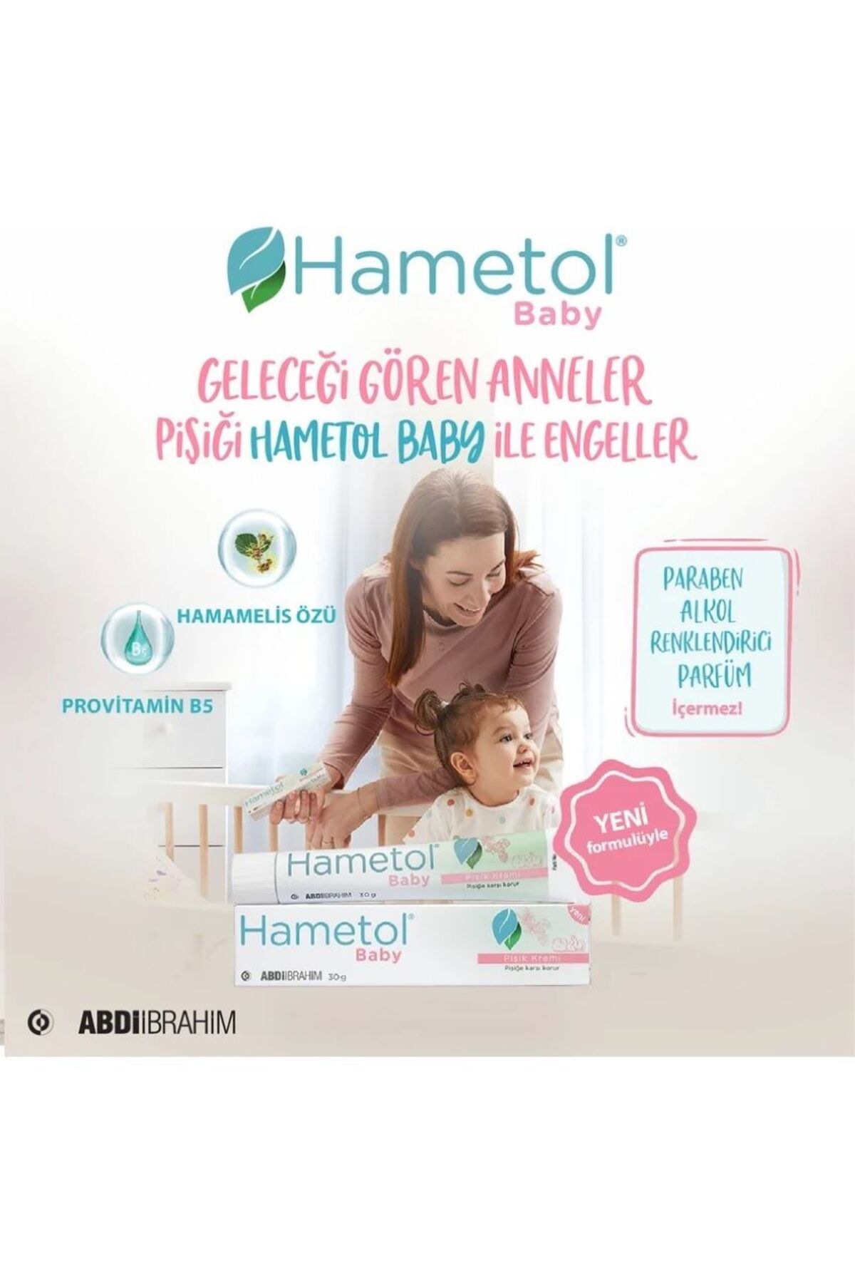 Hametol Baby Pişik Kremi(2.si %50 İkili Paket) fotoğrafı 5 (önizleme)