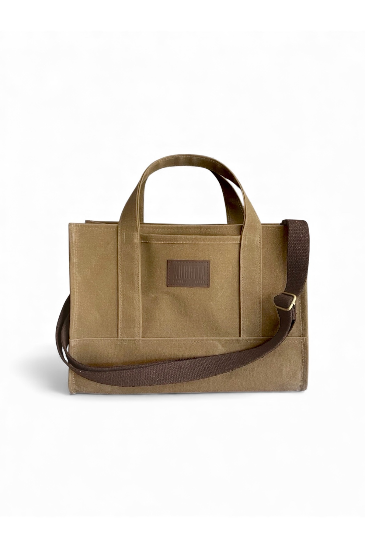 Totebag Camel Wax Canvas Bag - Original Size