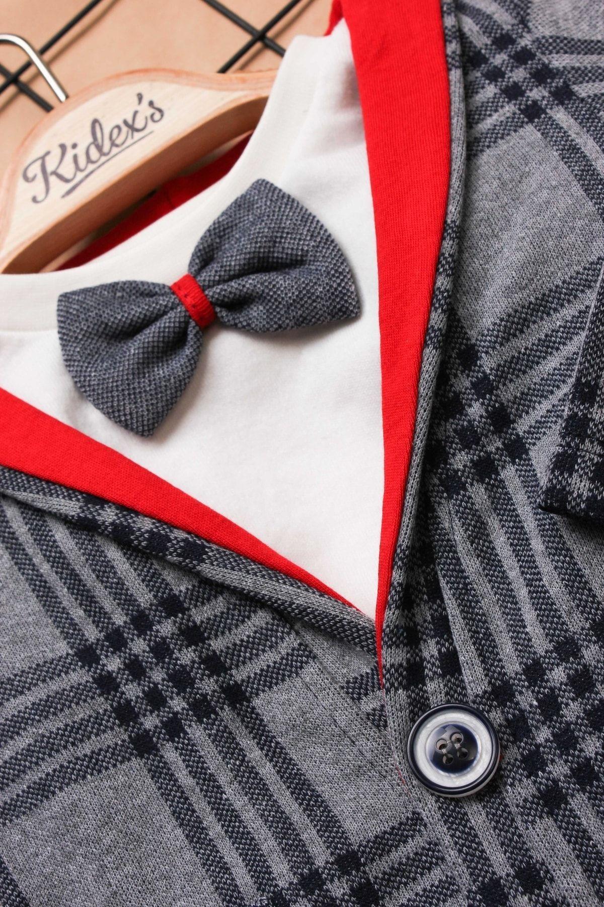 Kidex’s Baby Ekose Bebek 3’lü Takım Pamuklu fotoğrafı 5 (önizleme)