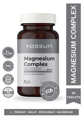 yossun Magnezyum Complex Tablet Takviye Edici Gıda 1000mg