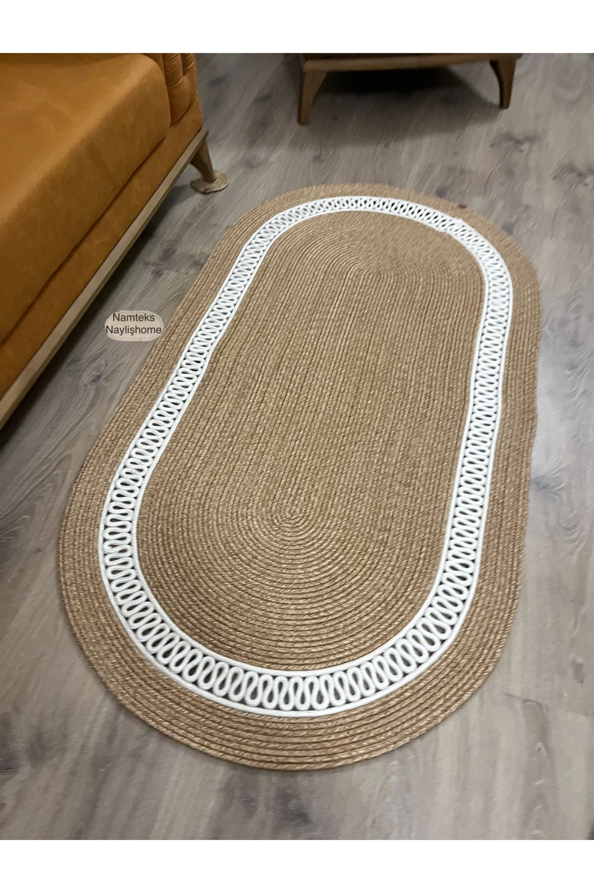 Modern's Wicker, oval, Patterned Natural Jute Rug, Kitchen,living room Rug /souvenir, Home Decor dowry