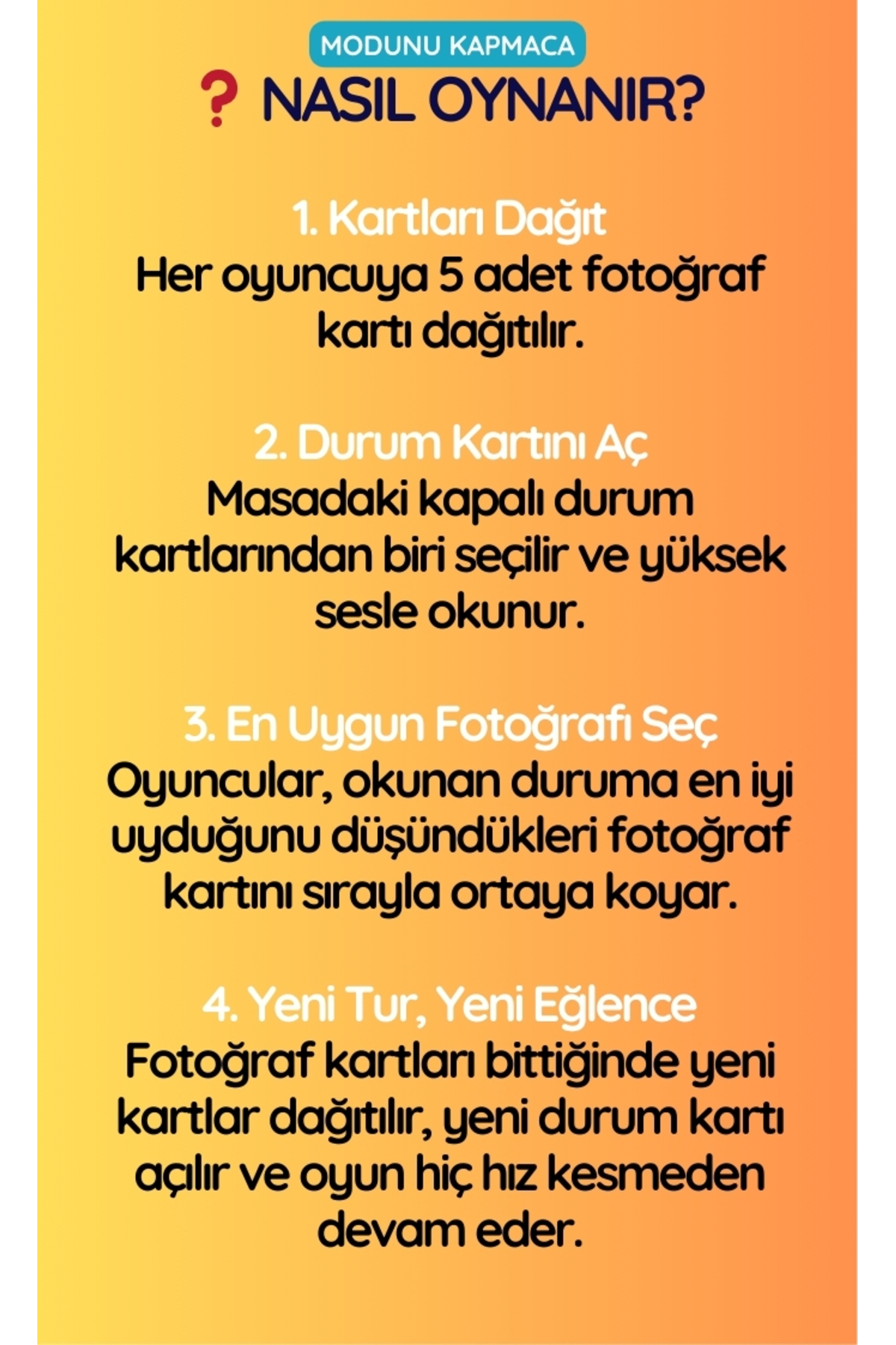 dedektiqo Mood Oyunu Eğlenceli Kart Oyunu Arkadaş Aile Komik Parti Kart Yılbaşı Kutu Oyunu Masa Oyunu 168 Kart fotoğrafı 4 (önizleme)