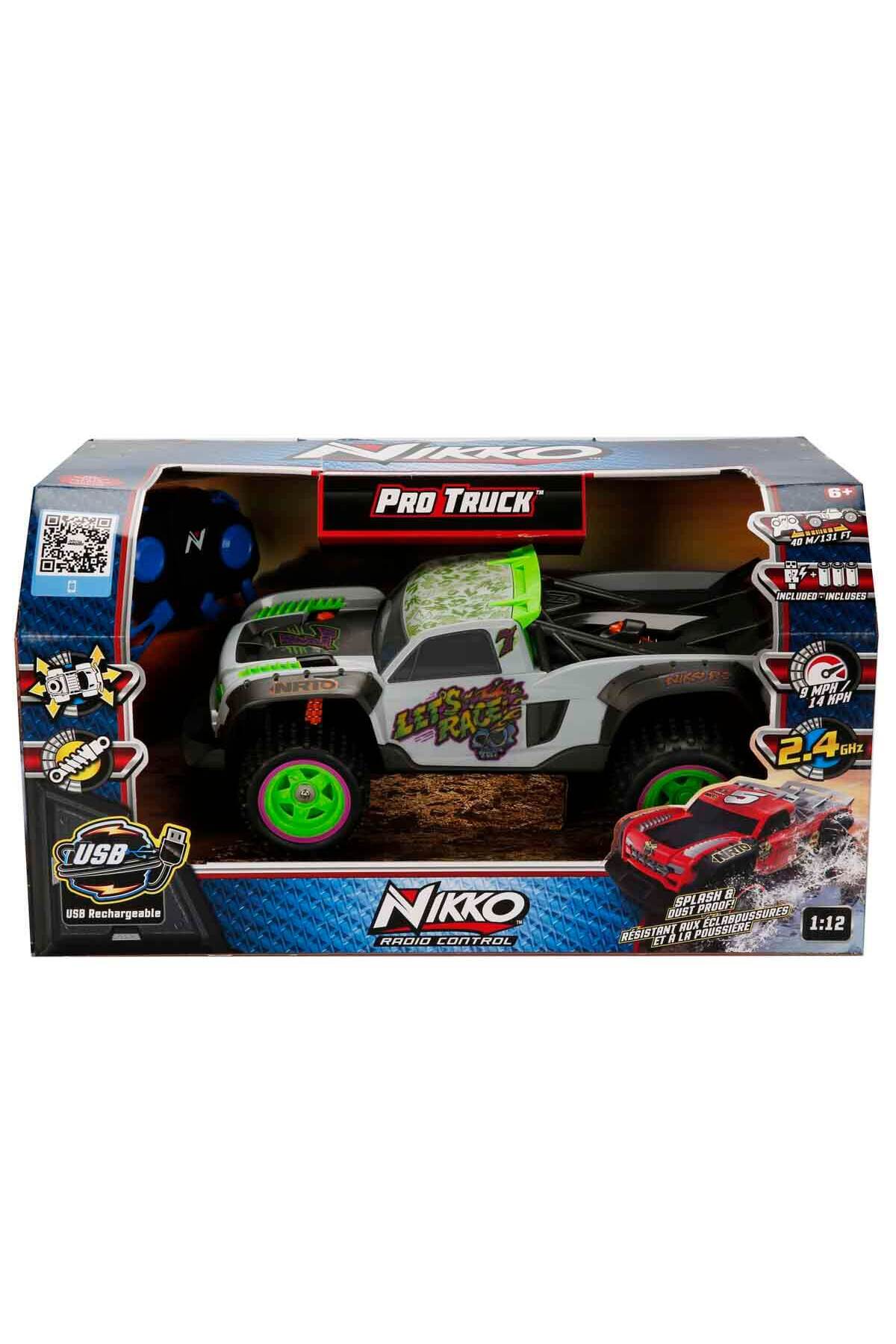 Nikko 1:12 Pro Trucks USB Şarjlı Uzaktan Kumandalı Araba - Kırmızı