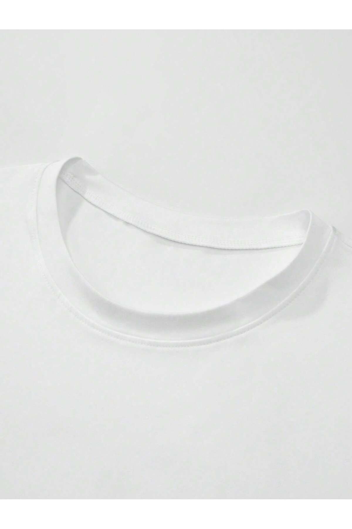 EYAX MODA  ERKEK OVERSIZE DÜZ TİŞÖRT - Görsel 7