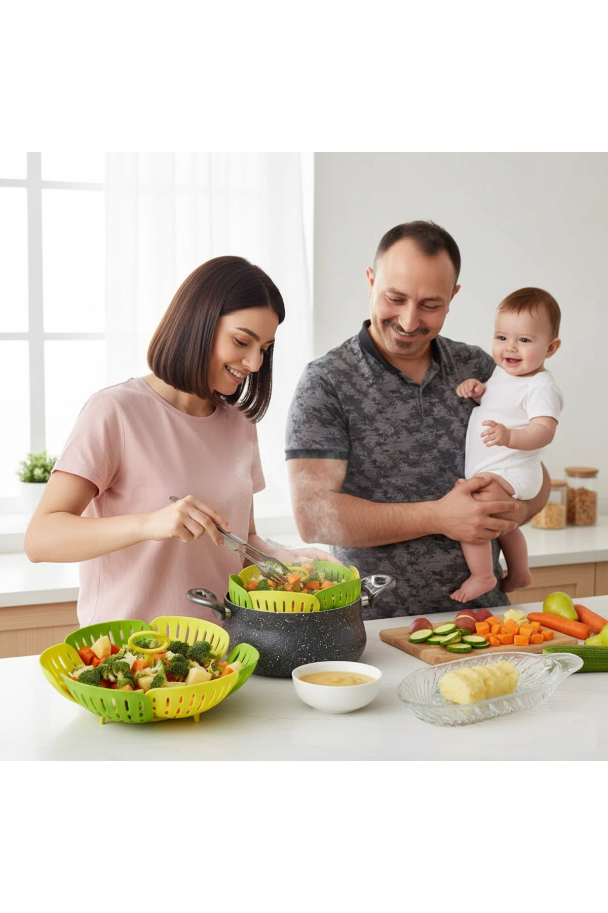 NARUE Sebze Haşlama Ve Meyve Püresi Hazırlama Seti