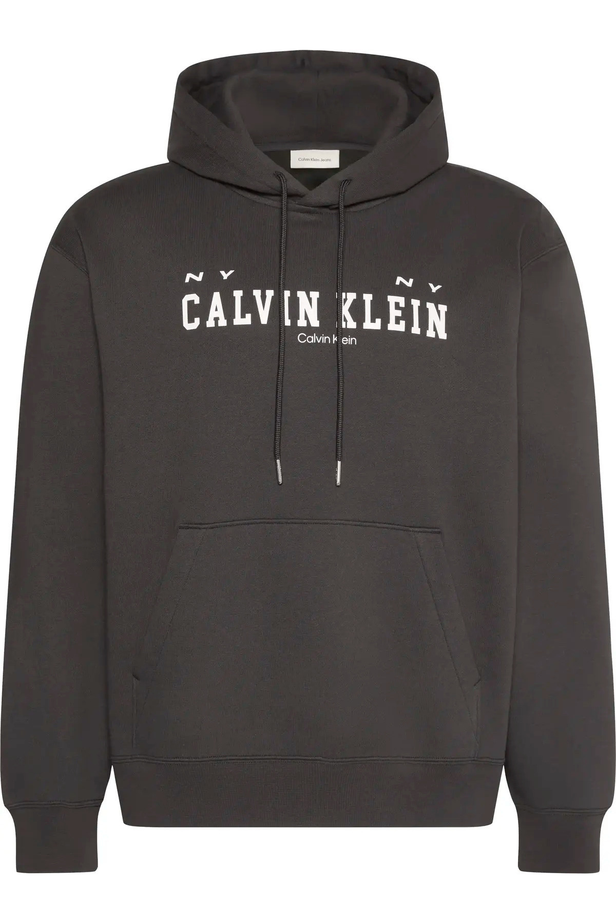 کلوین کلاین سویشرت مردانه قهوه‌ای LS 350FLEECE COLLEGIATE HOODIE