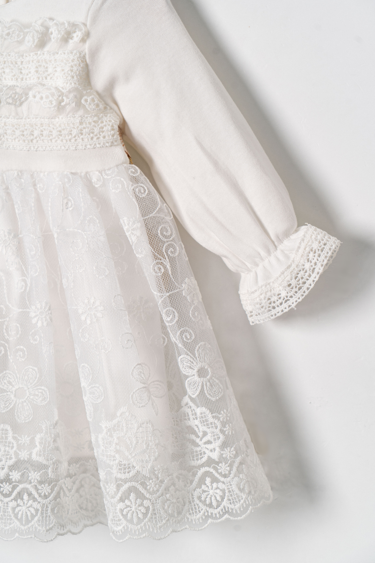 Miniday Baby Kız Bebek Mevlütlük Elbise Bandanalı Dantelli Yeni doğan Hastane çıkışı Gelinlik Abiye Mevlitlik 67 fotoğrafı 5 (önizleme)