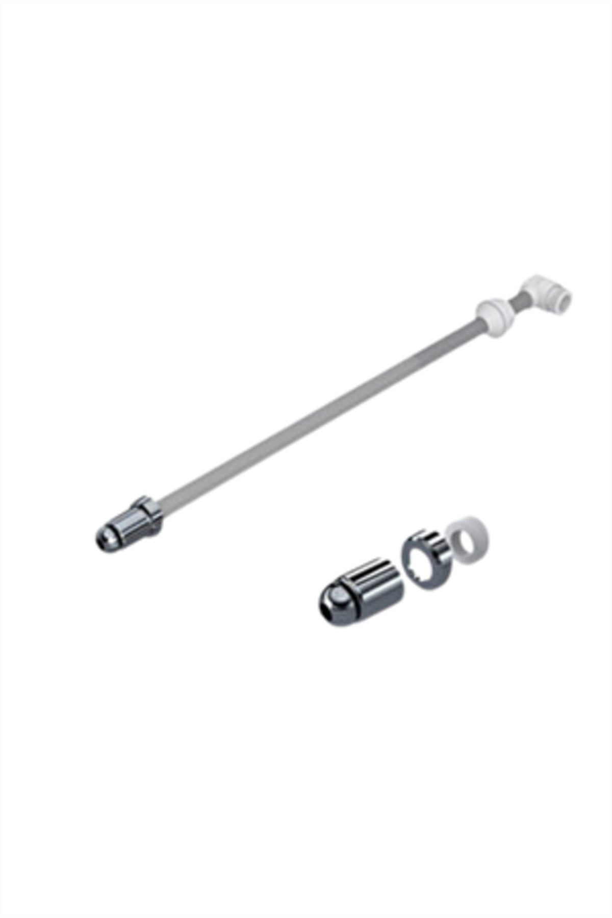 Trade Bazaar Metal Taharet Borusu – 37 cm Oynar Başlıklı Klozet Taharet Çubuğu | Dayanıklı Metal Gövde, Esnek Su