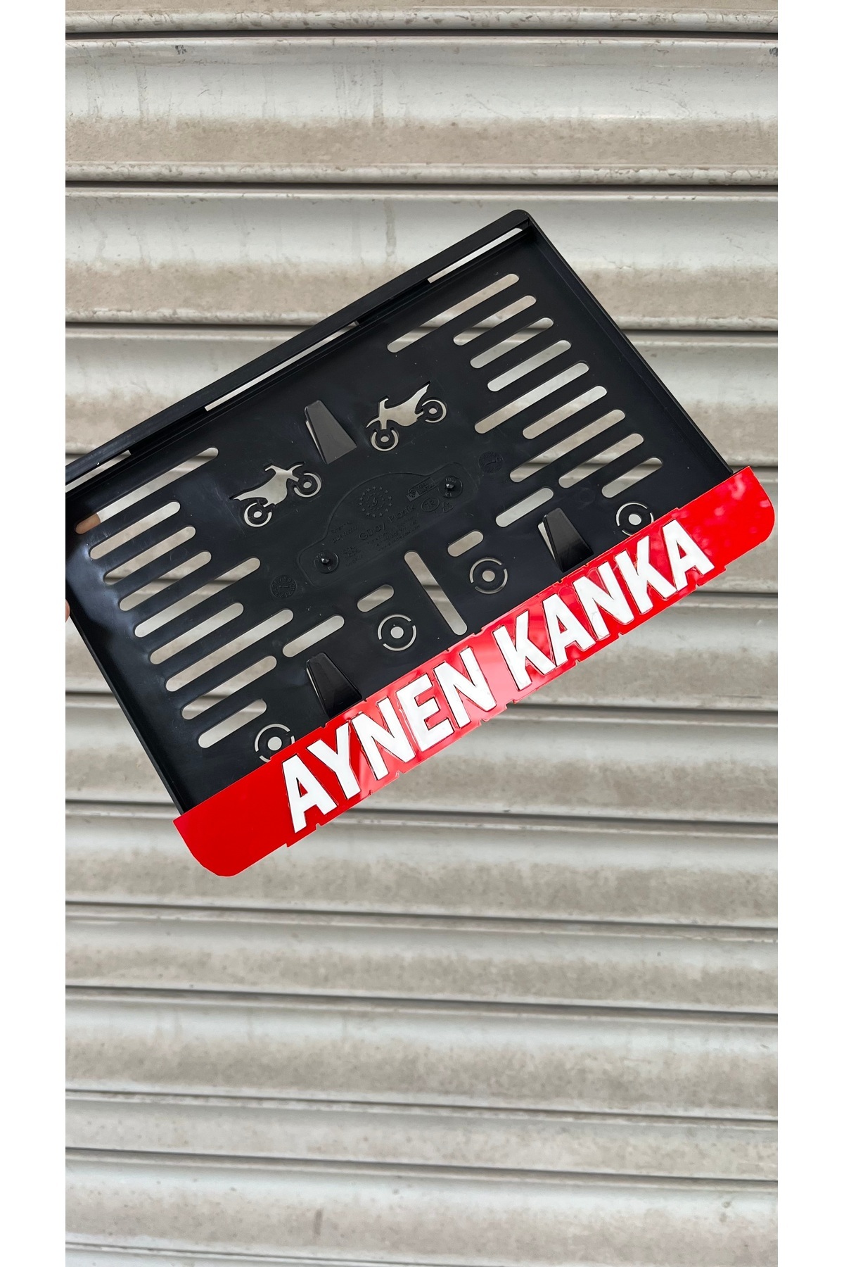 Barcode Works AYNEN KANKA MOTOSİKLET PLAKALIK LAZER KESİM TAKMATİK