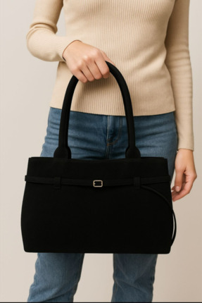 Lyona Bags Dora Süet Deri Kadın Çantası