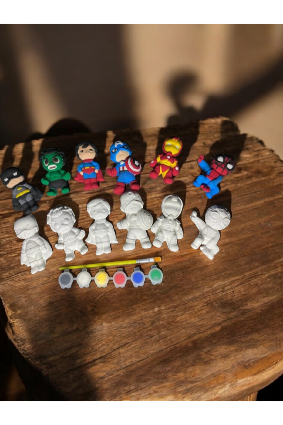 PESA PeSaPe Taş Boyama Süper Kahramanlar (Taş vernik hediyeli)