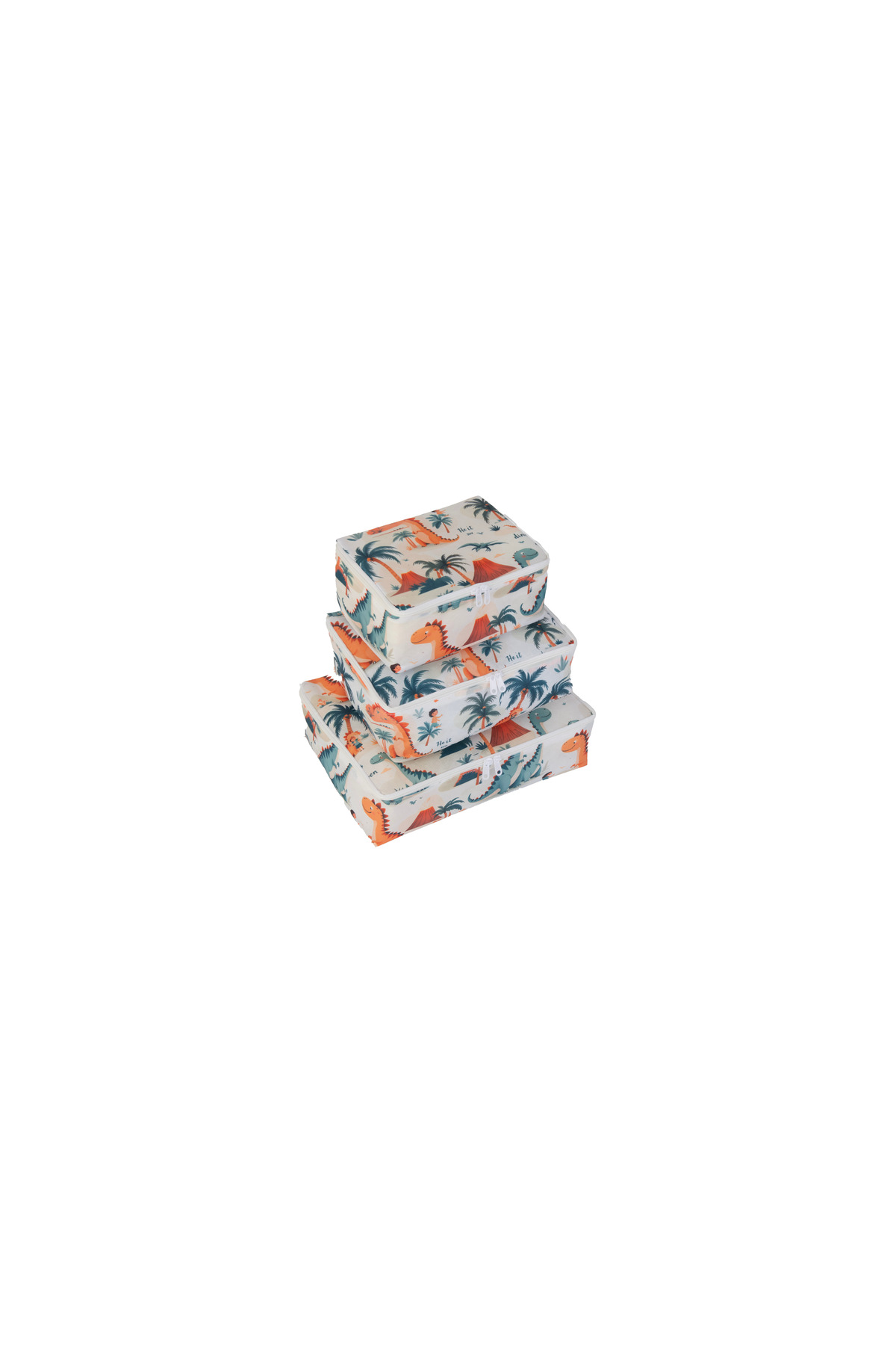 Textile sweet 7'li Dinozor Desenli Bebek Doğum Hastane Çıkışı Çantası Seti Düzenleyici Çok Amaçlı Organizer fotoğrafı 6 (önizleme)
