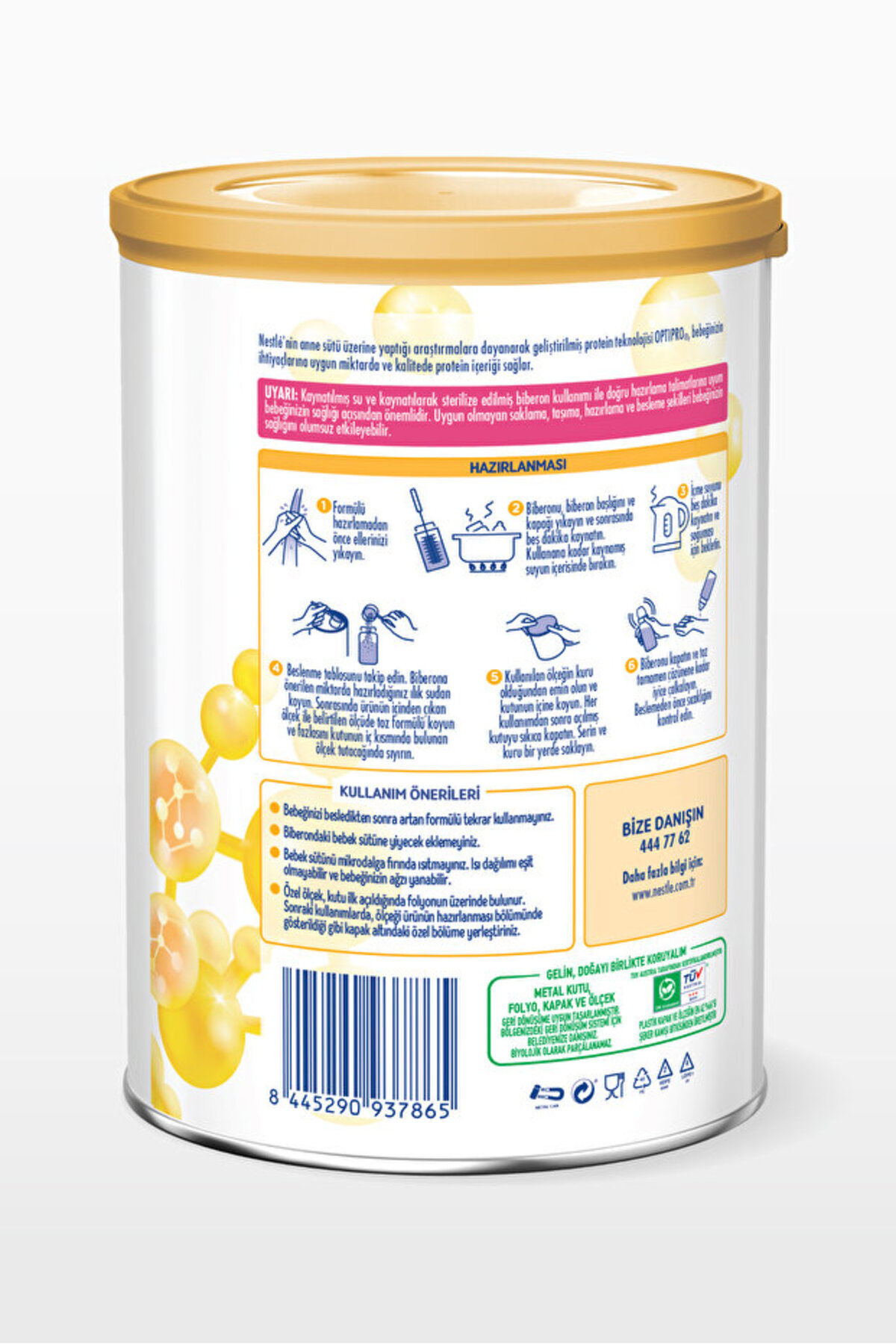 SMA Optipro 1 Probiyotik 3'lü Paket 3x800g fotoğrafı 3 (önizleme)