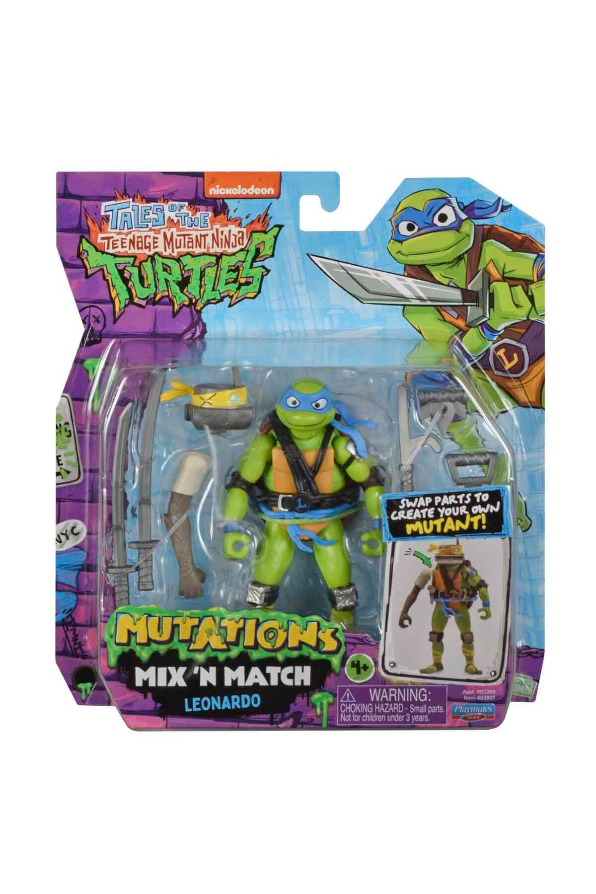 NINJA TURTLES Teenage Mutant Mutations Mix N Match Leonardo Figürü