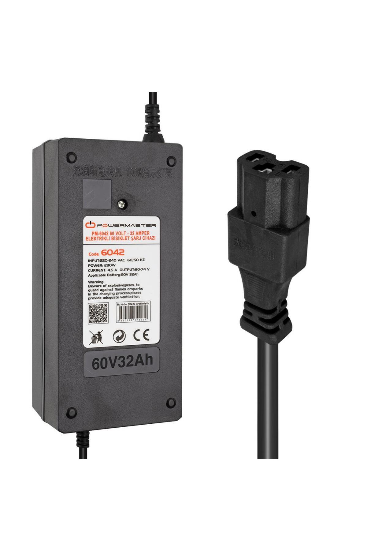 Powermaster PM-6042 60 Volt - 32 Amper Elektrikli Bisiklet Şarj