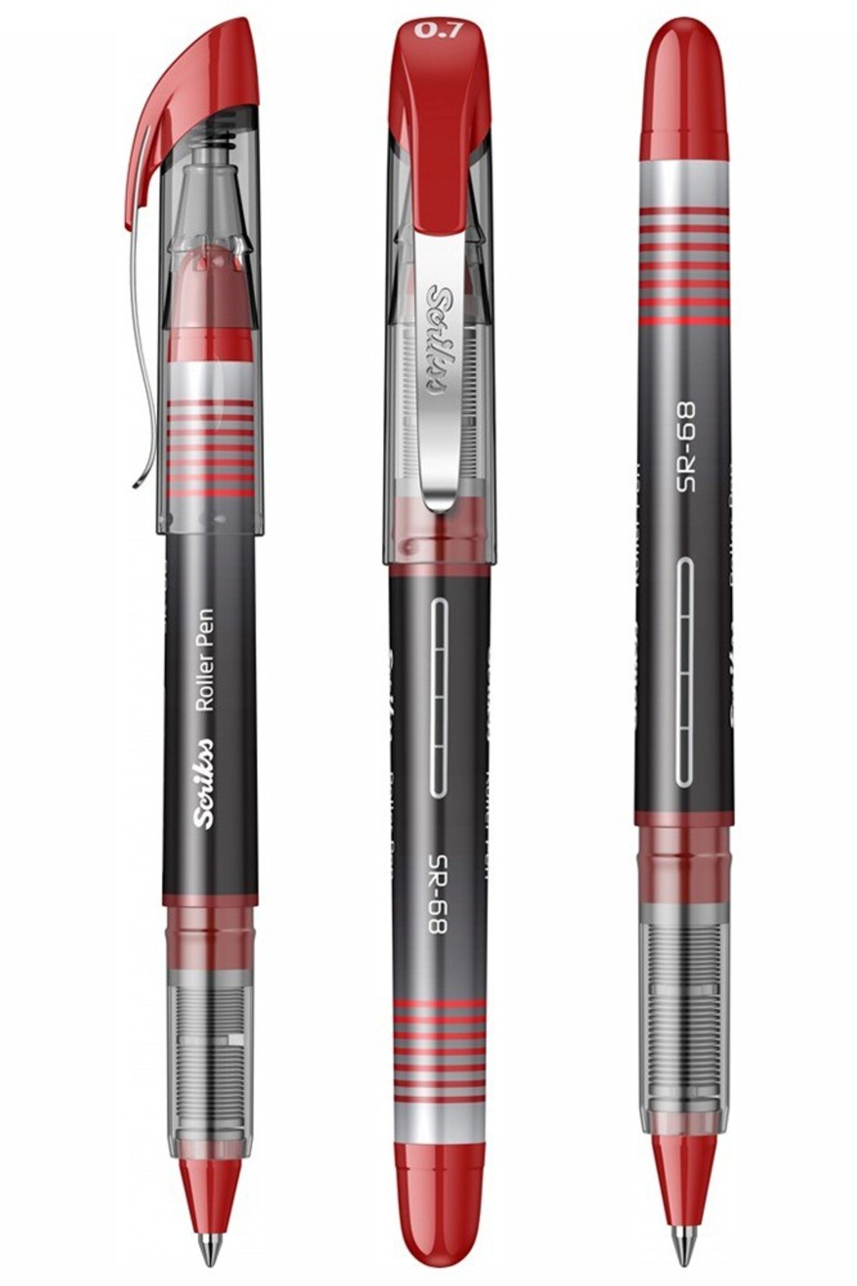 Artlantis Kırmızı Pilot Kalem SR-68 Roller Pen 3 Adet Scrikss