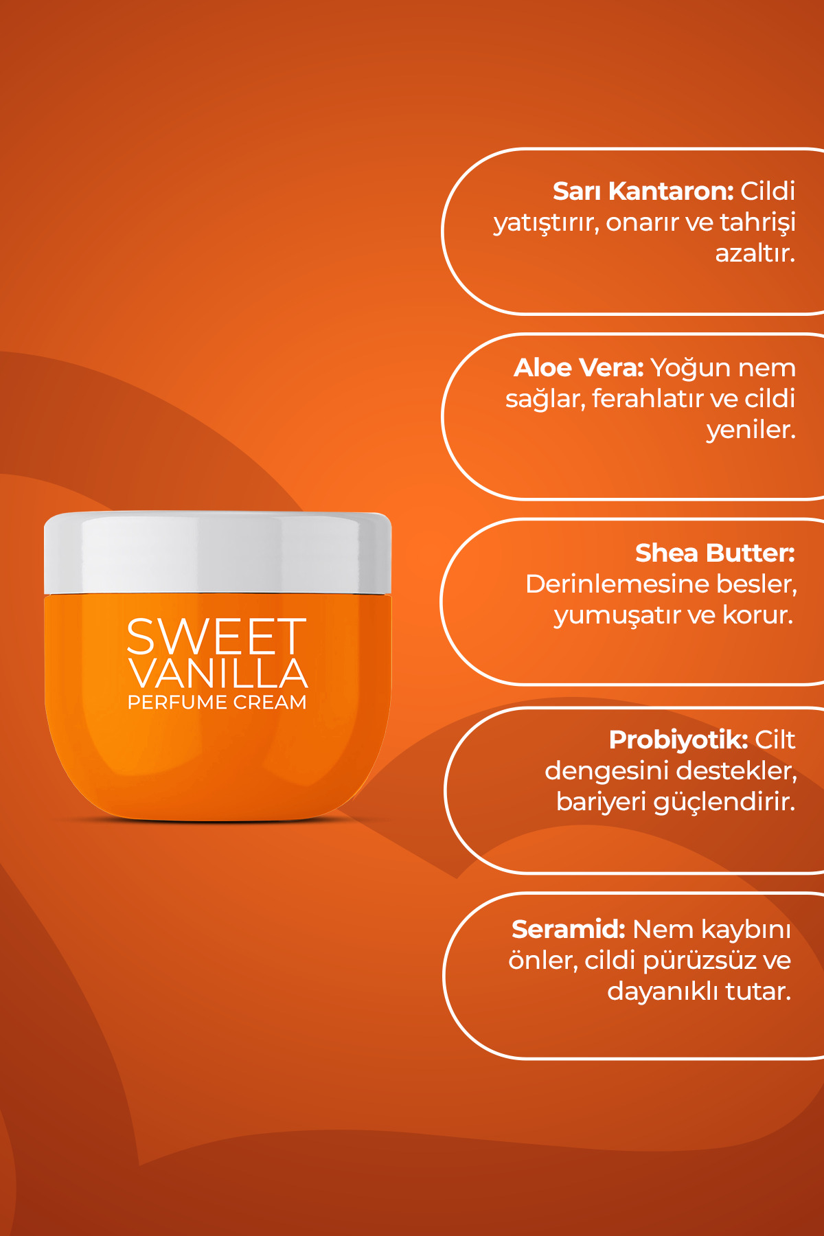 Parfümlü Krem - Sweet Vanilla 25 ml — SBCR-01 — تصویر 4 از 5