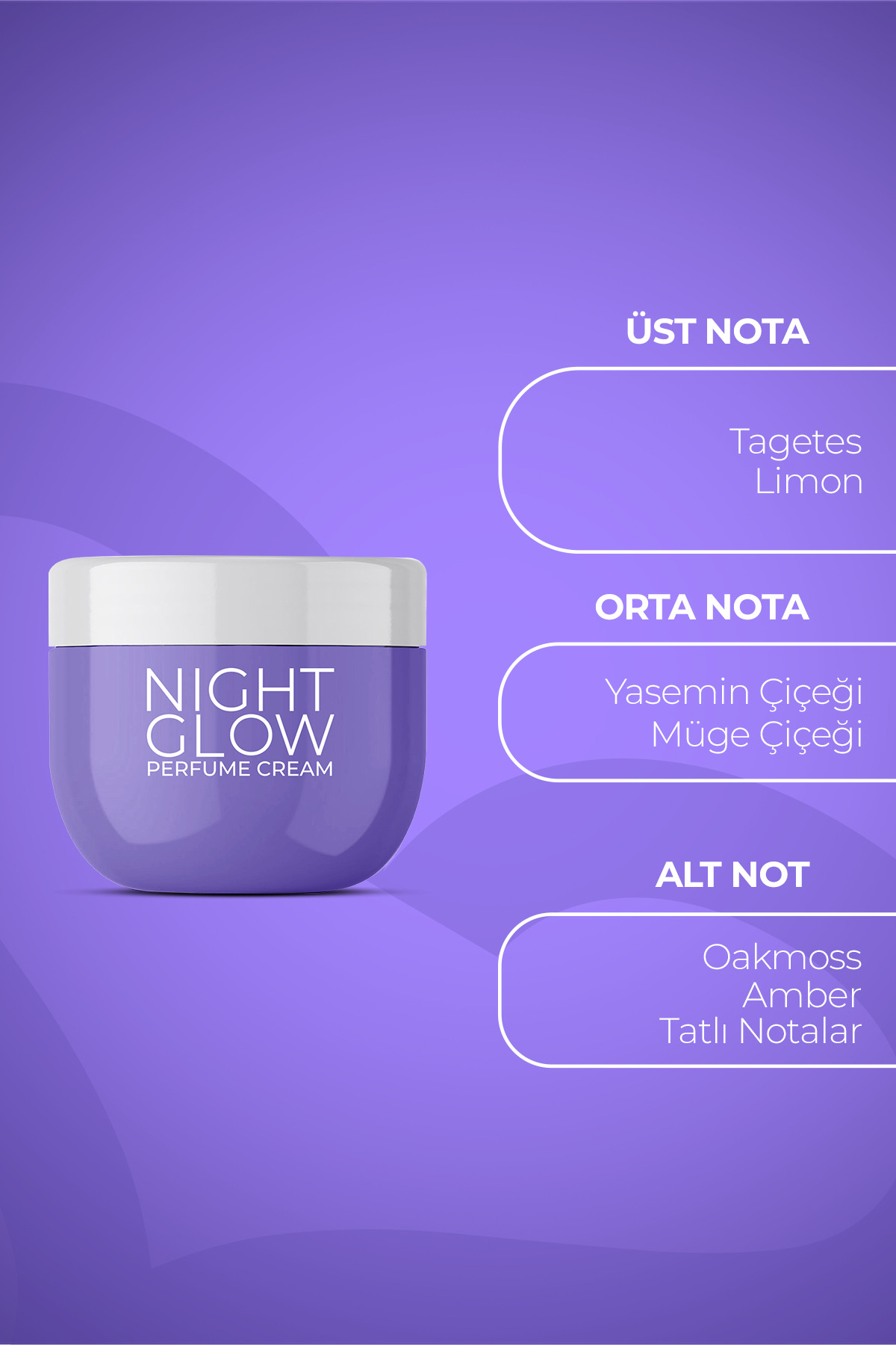 Parfümlü Krem - Night Glow 25 ml — SBCR-02 — تصویر 5 از 5