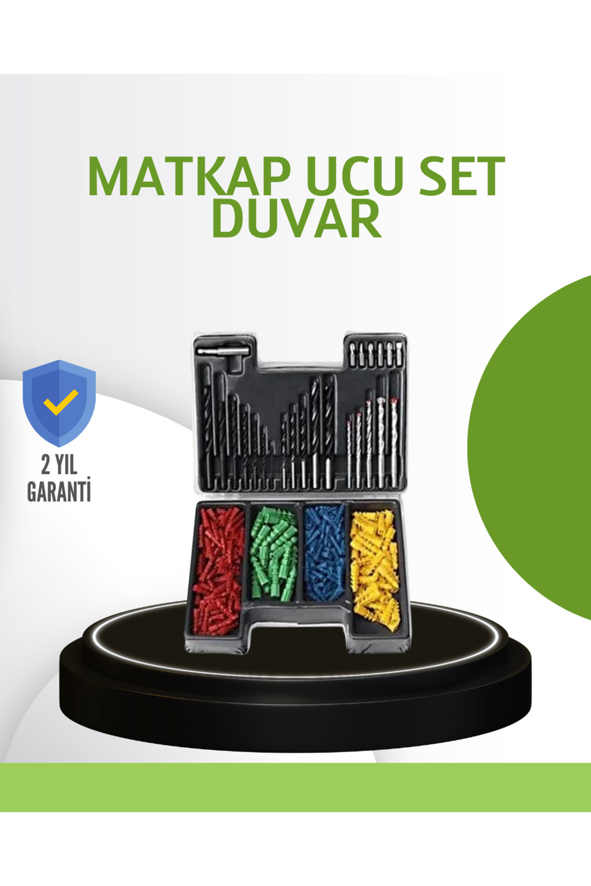 FREEDOM STOREE Ahşap Metal Beton Delme Uç Seti Organizerli Karbon Çelik Matkap Ucu