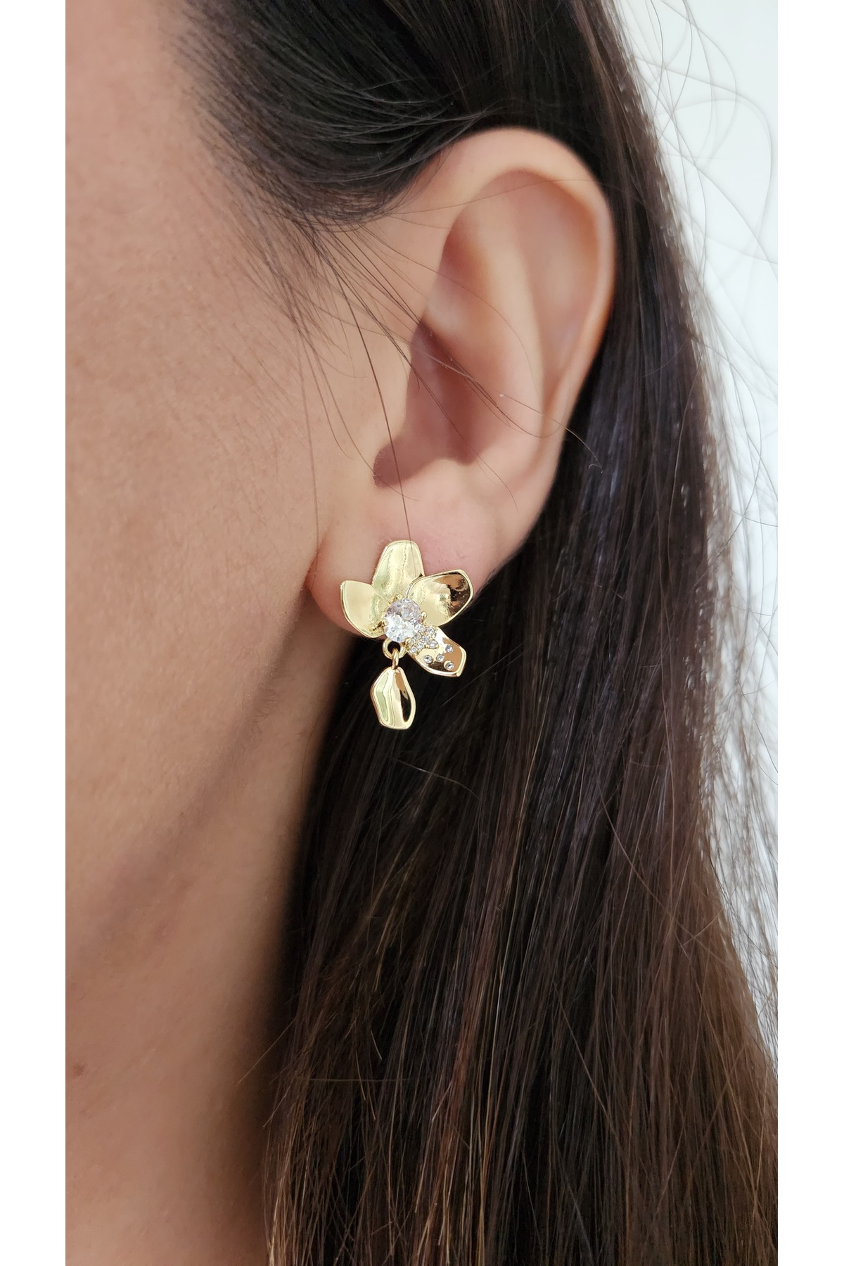 14K GOLD RENK XUPİNG KARARMAZ KÜPE