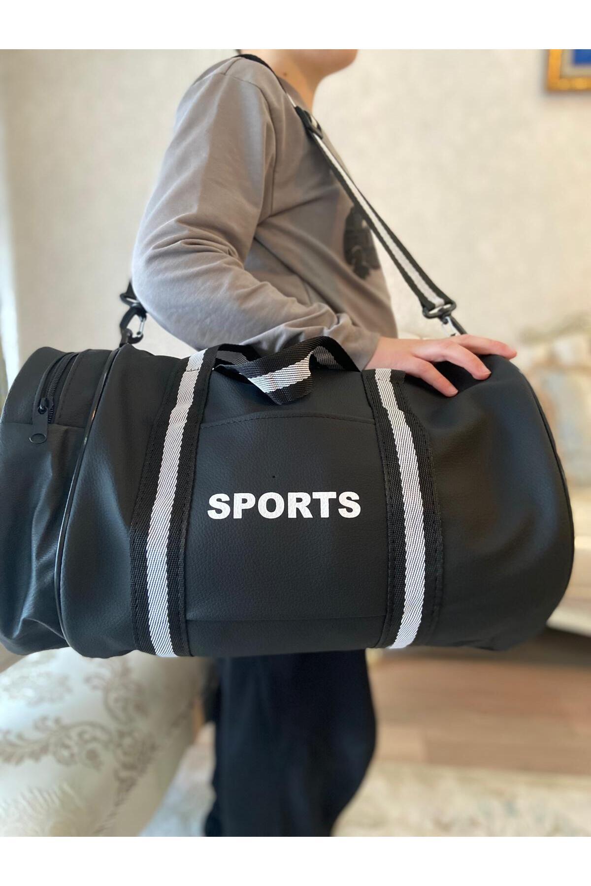 NABIZ tekvando Sport Unisex Önü Cepli Uzun Askılı Kadın Ve Erkek Kullanabilir Seyahat Fitness Ve Spor Çantası görsel 3