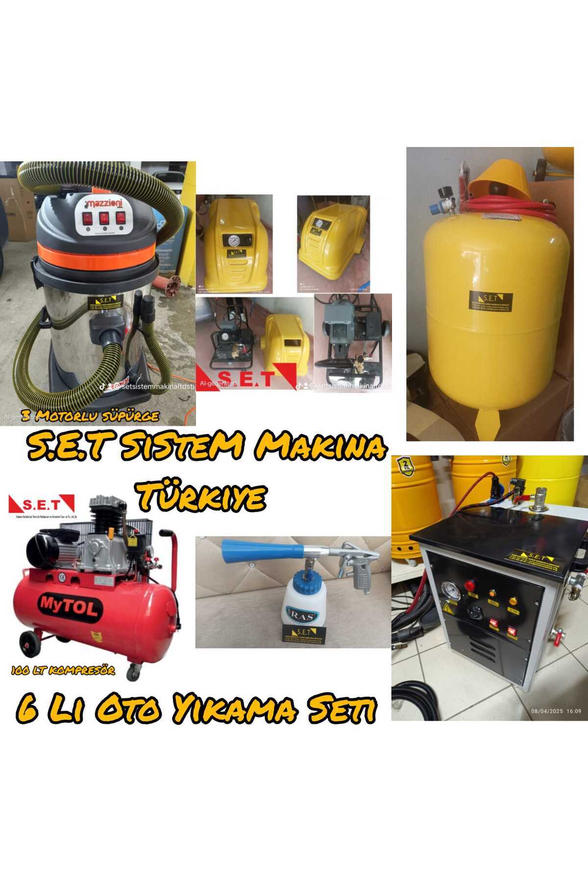 S.E.T 6 Li Oto Yıkama Seti