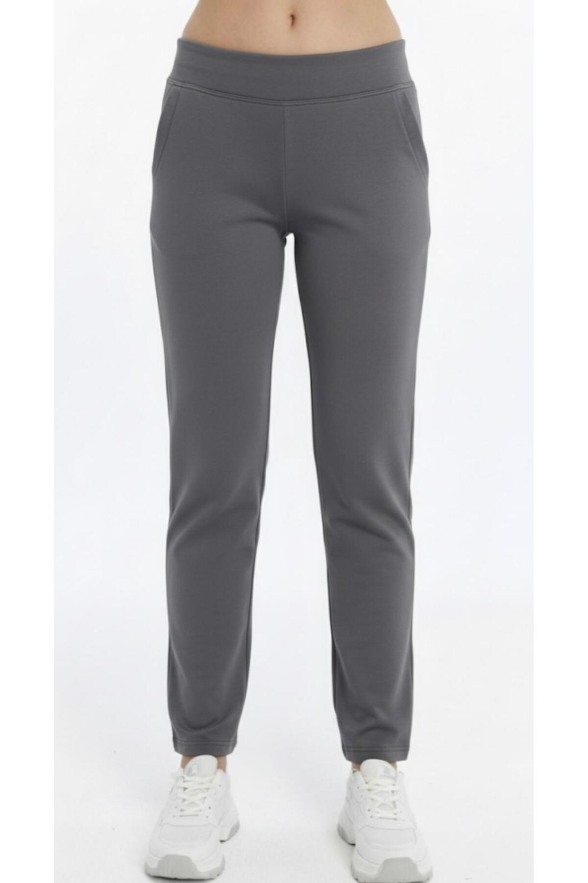 Women's Smoked Sweatpants Belt Garnish with Pocket -p493