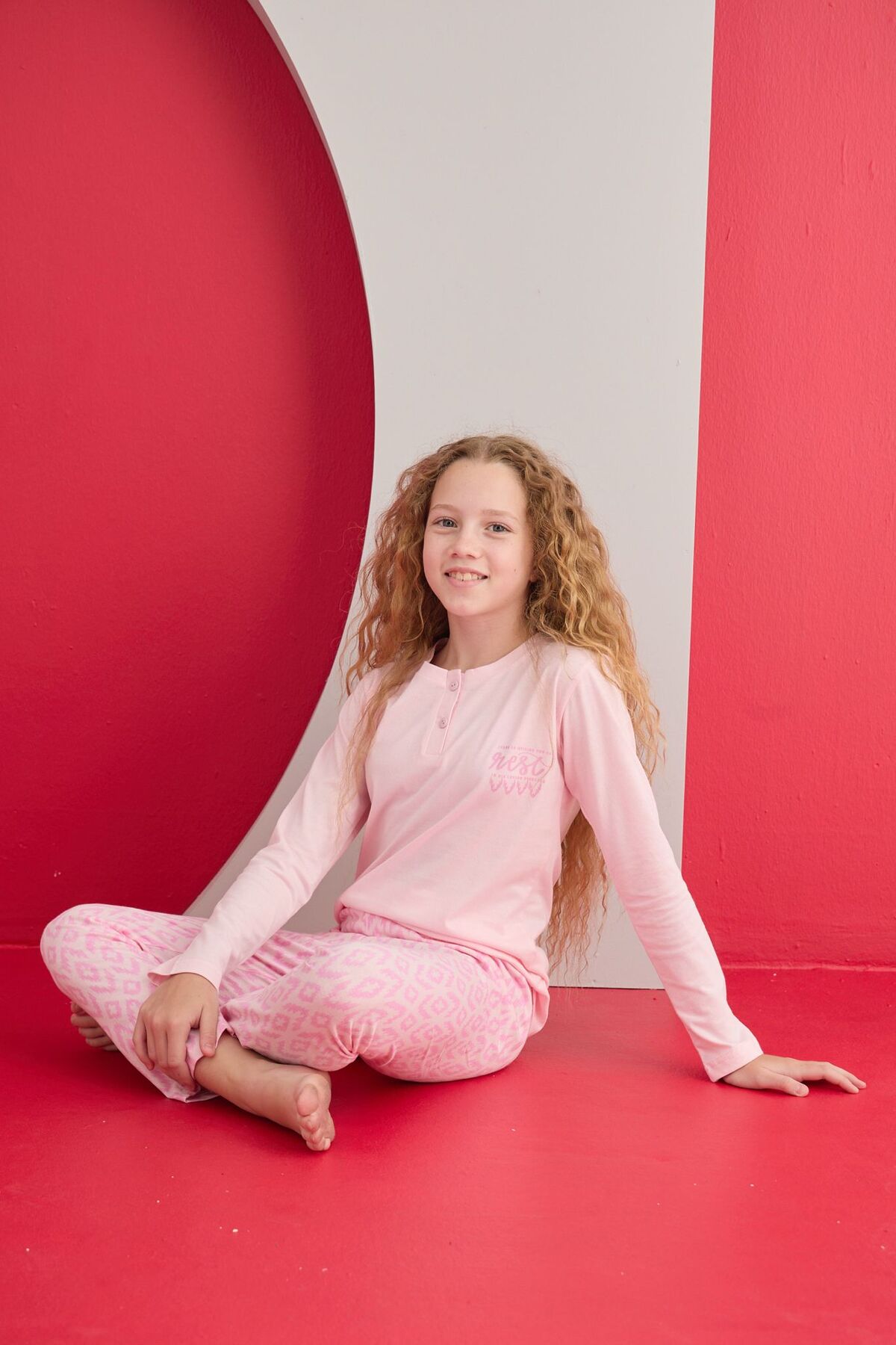 LARİCE KİDS KIZ ÇOCUK UZUN KOL PİJAMA TAKIMI fotoğrafı 2 (önizleme)