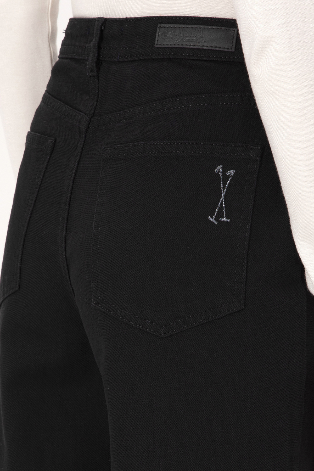 U.S. Polo Assn.  Kadın Siyah Jean Pantolon 50316781-DN0027 - Görsel 6