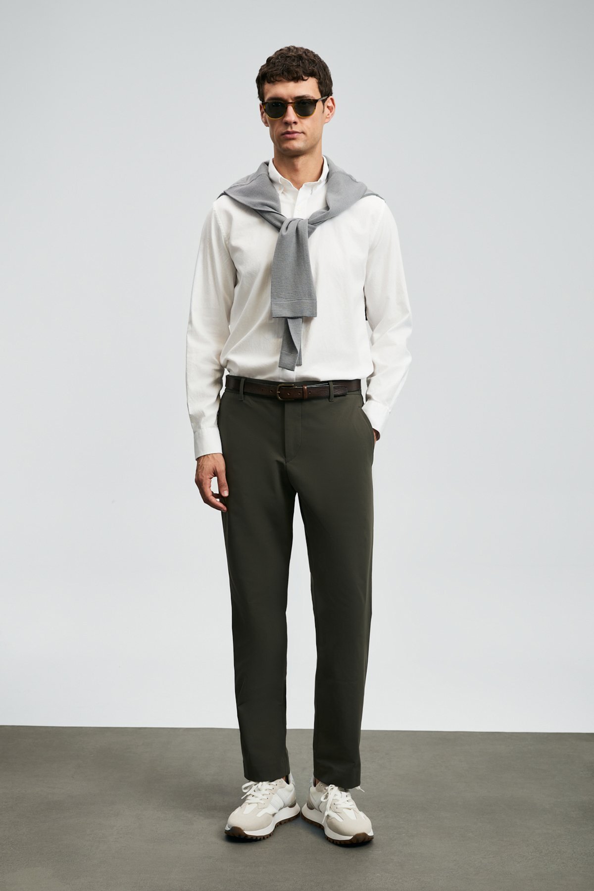 Men's Daren Smart Slim Fit Chino Pants 112190340 Khaki