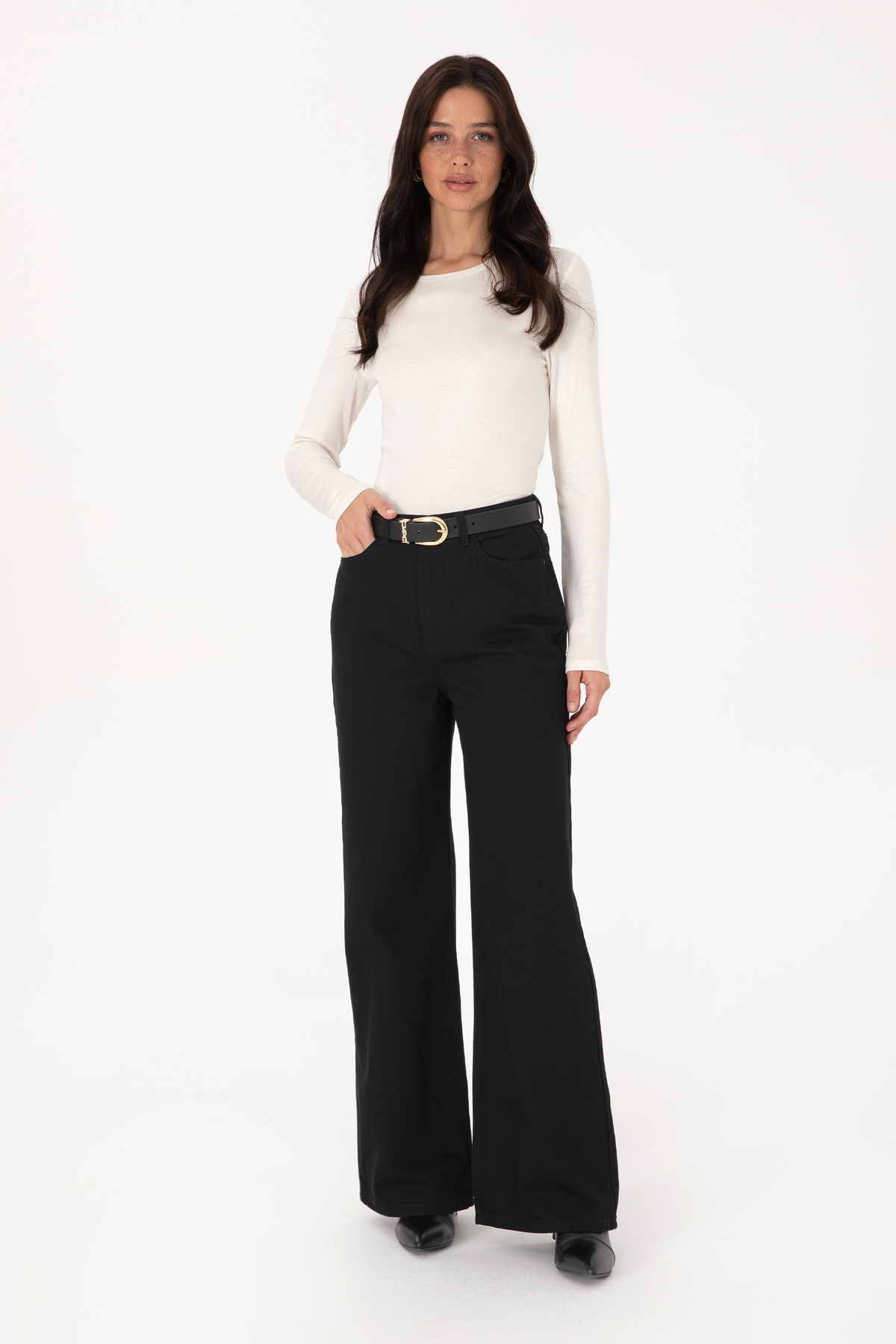 U.S. Polo Assn.  Kadın Siyah Jean Pantolon 50316781-DN0027