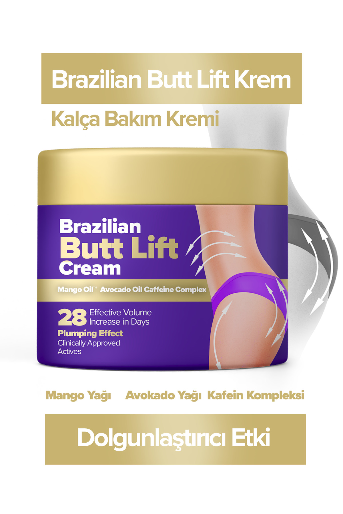 Acabella Buttlift Kalça Bacak Basen Bakım Kremi — kalcabakimkremi