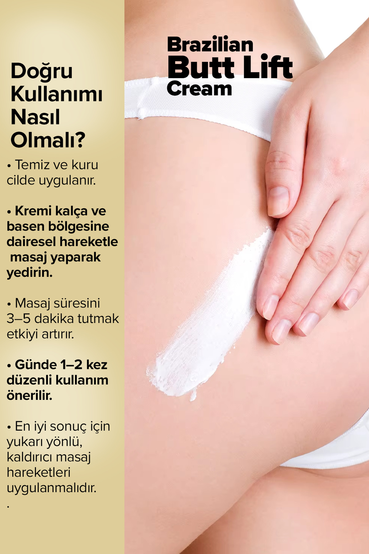 Buttlift Kalça Bacak Basen Bakım Kremi — kalcabakimkremi — تصویر 4 از 5