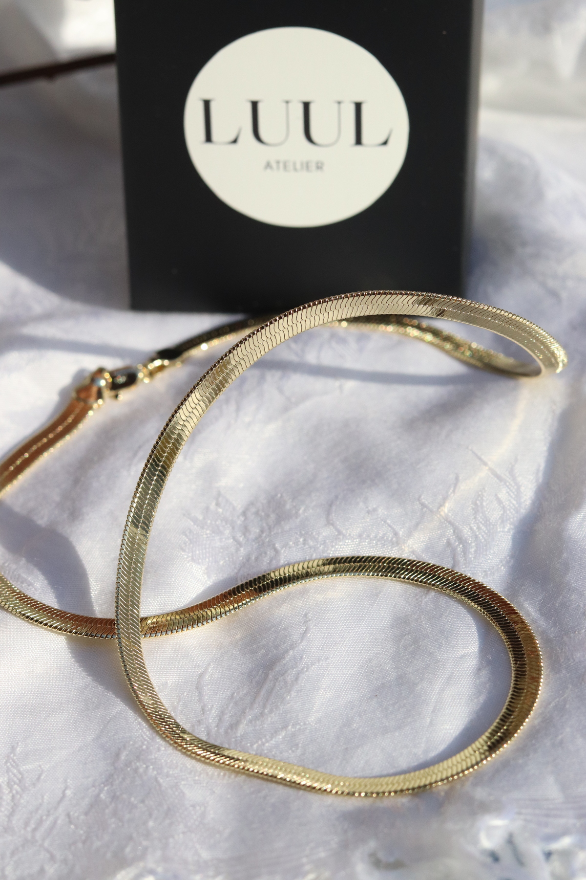 Xuping Italian Gold Touch Steel Chain Necklace