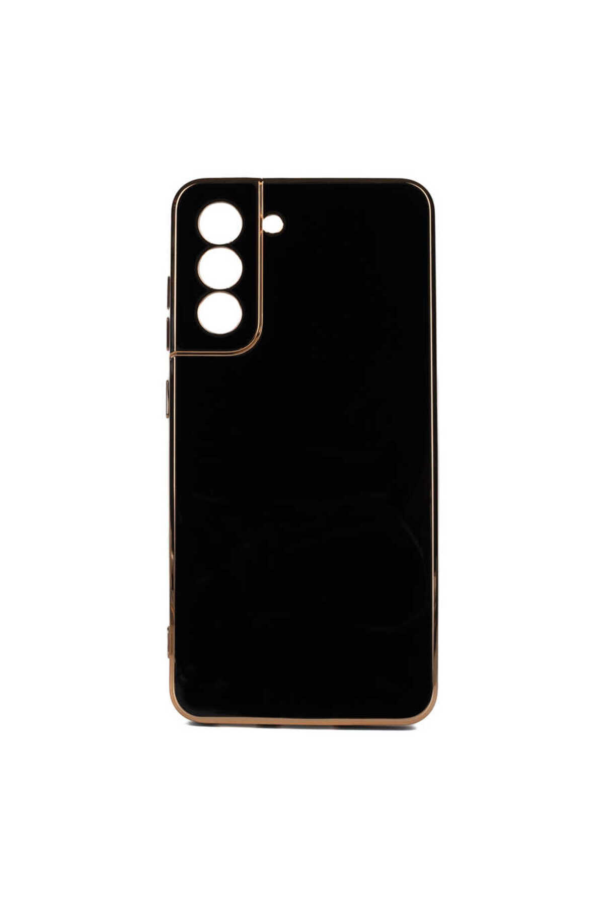 Galaxy S21 FE Uyumlu TCMK Bark Kılıf-Siyah