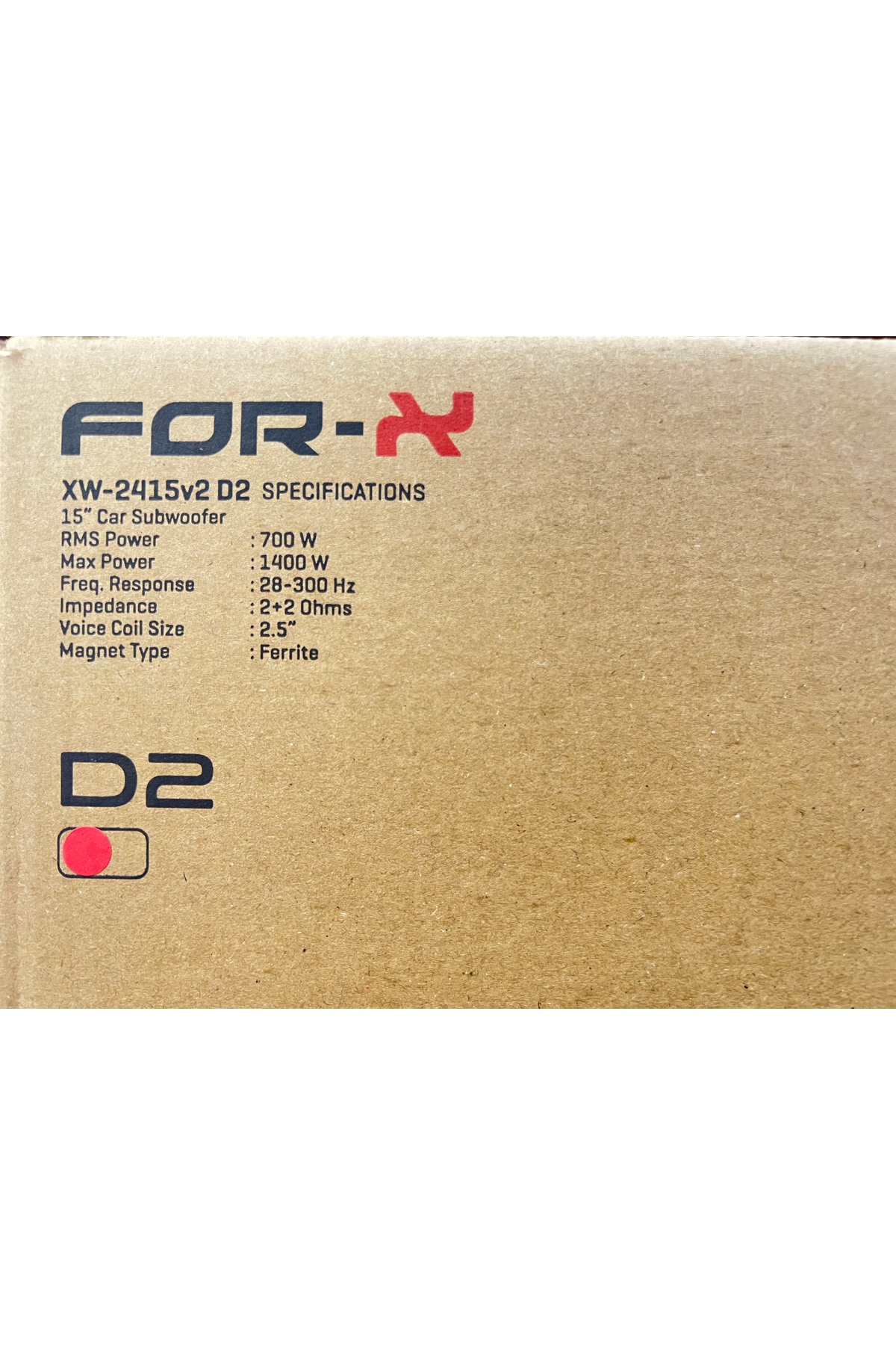 For-X XW-2415V2 D2 38 CM SPL BAS 700 RMS - Fiyatı, Yorumları